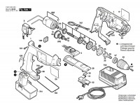 Bosch 0 601 933 420 Gbm 12 Vsp-3 Cordless Drill 12 V / Eu Spare Parts